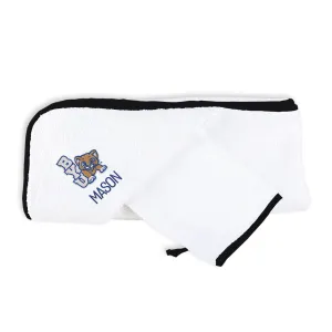 Personalized Brigham Young Cougars Youth Hooded Towel & Wash Mitt Set