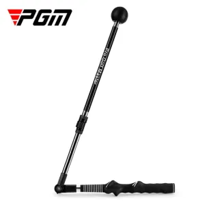 PGM HGB023 Foldable Golf Swing Trainer Correction Practitioner Adjustable Length Angle Trainer For Beginner(Black)