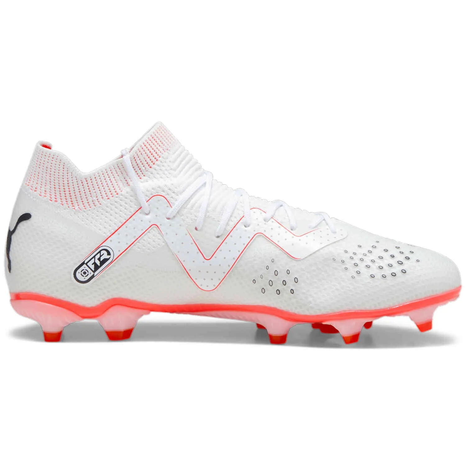 Puma Men's Future Pro FG/AG-White-Black-Fire Orchid