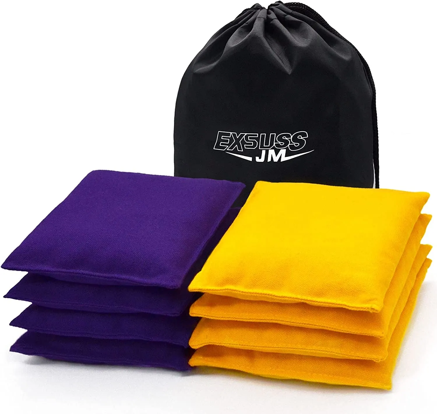 "Ultimate Weatherproof Cornhole Bags - 8 Pro-Grade Bean Bags for the Perfect Tossing Game, Includes Handy Tote Bag"