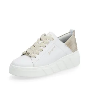 Rieker W0502 Ladies Trainer White