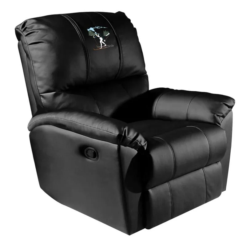 Rocker Recliner with Ski Cross Country Logo Panel