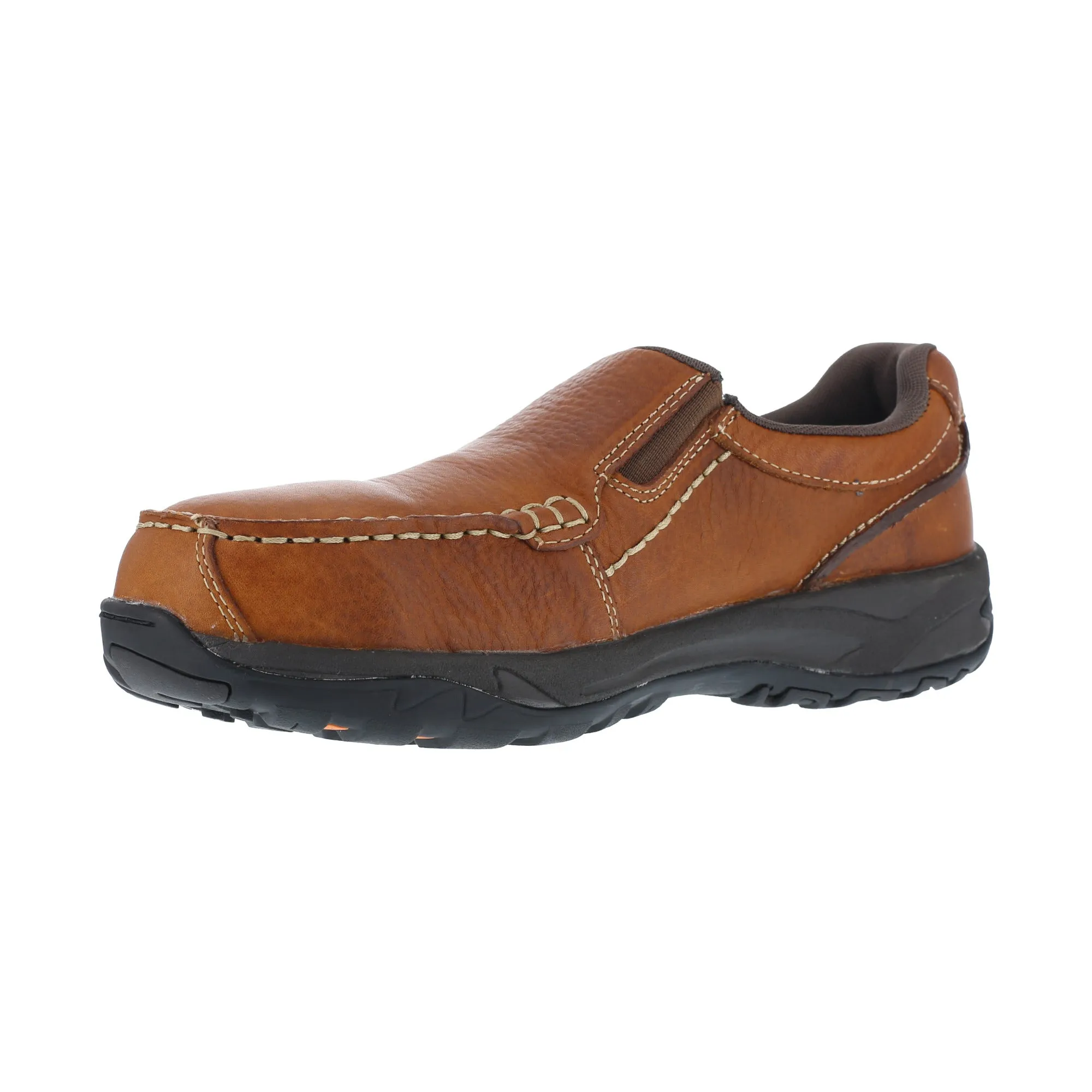 Rockport Mens Brown Leather Casual Loafer Extreme Light Composite Toe