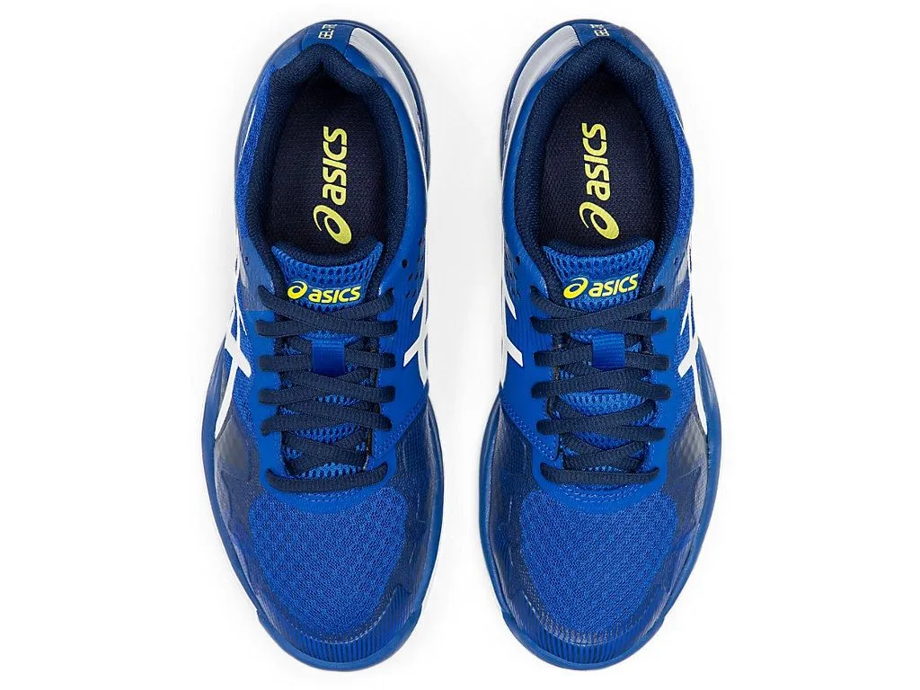 Sale $20 off - Asics Gel-Tactic 2 Unisex Court Shoes, Blue / White - Discount in the cart