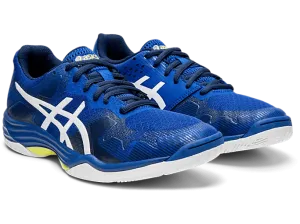 Sale $20 off - Asics Gel-Tactic 2 Unisex Court Shoes, Blue / White - Discount in the cart