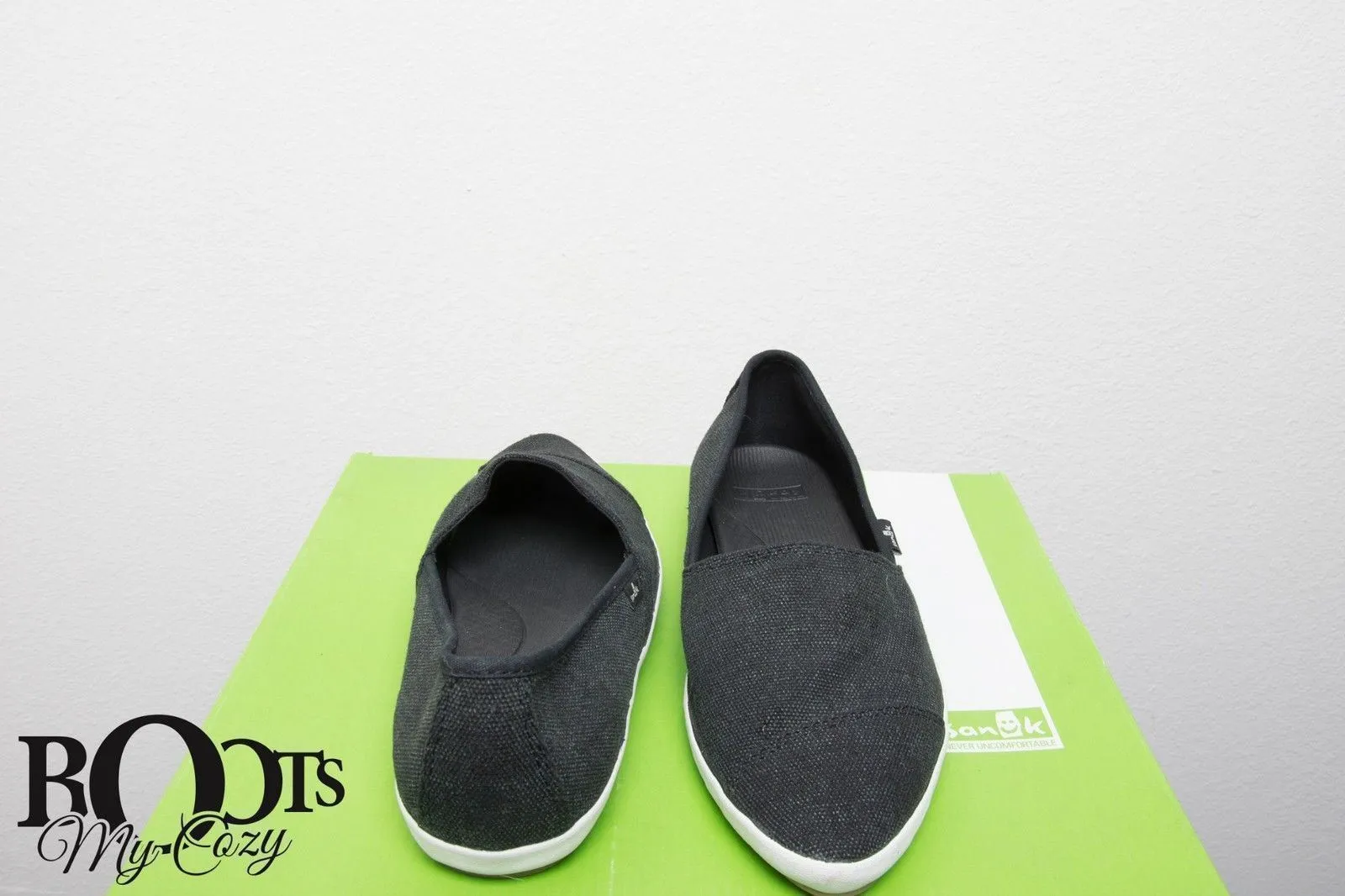 Sanuk Kats Meow Black Shoes