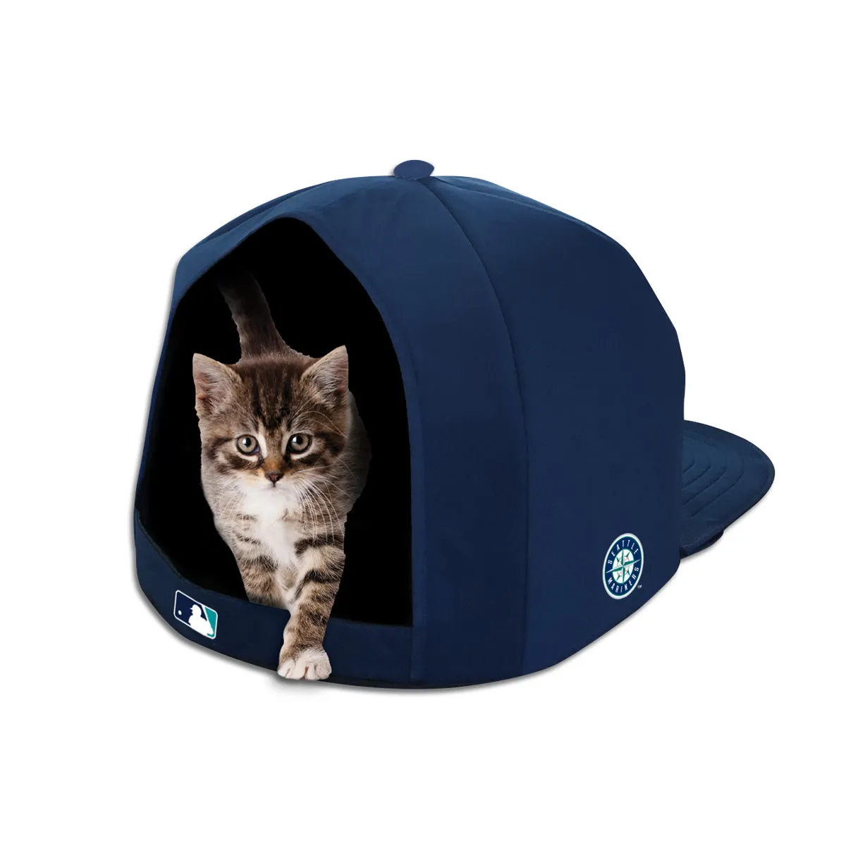 SEATTLE MARINERS NAP CAP PLUSH DOG BED