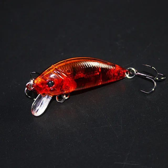 Sell Well Mini Japan 5cm 4.5g Multi Swim Fishing Lures Artificial Hard Crank Bait topwater Wobbler Fishing Crankbait lure ZB204