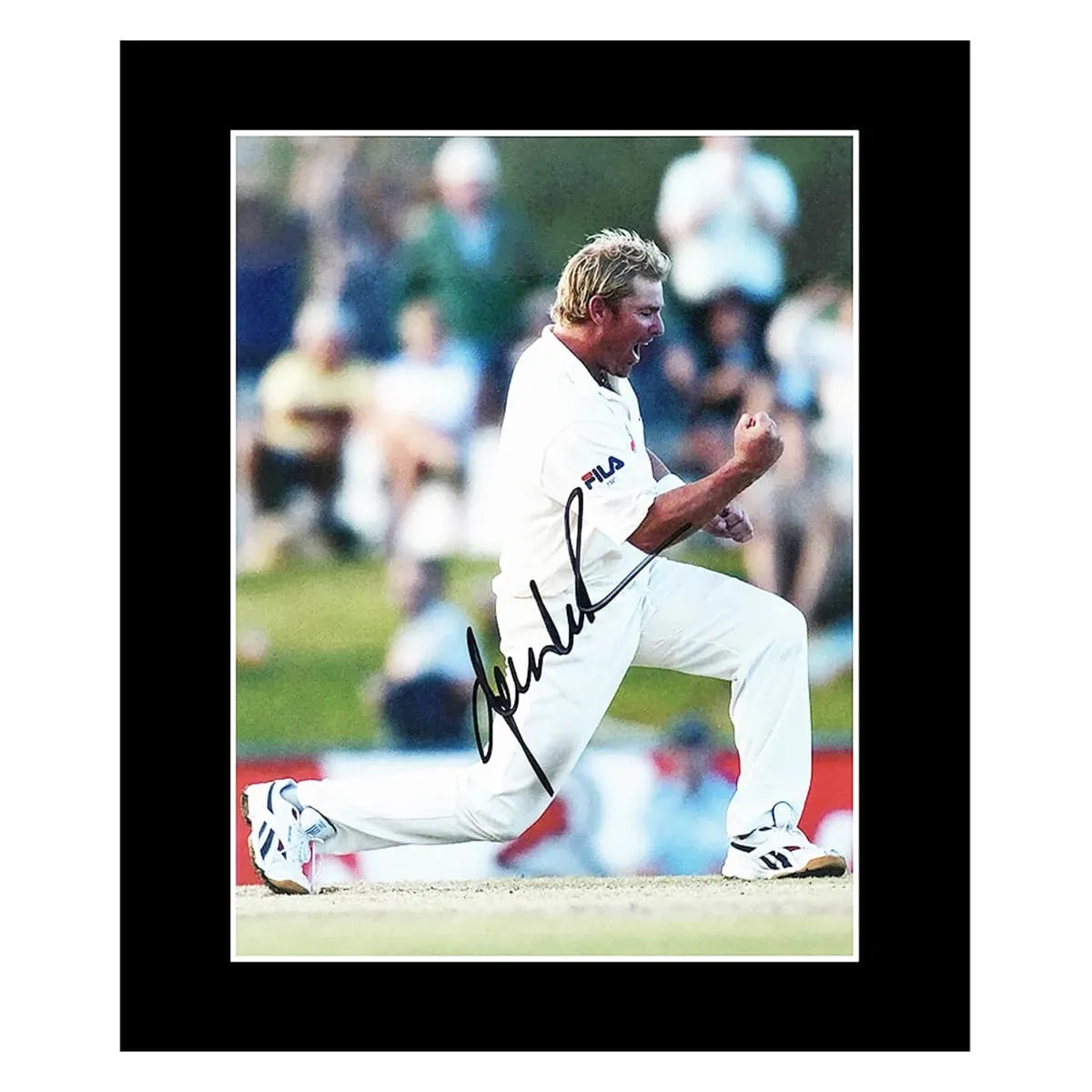 Shane Warne Australia Icon Autographed Photo Display