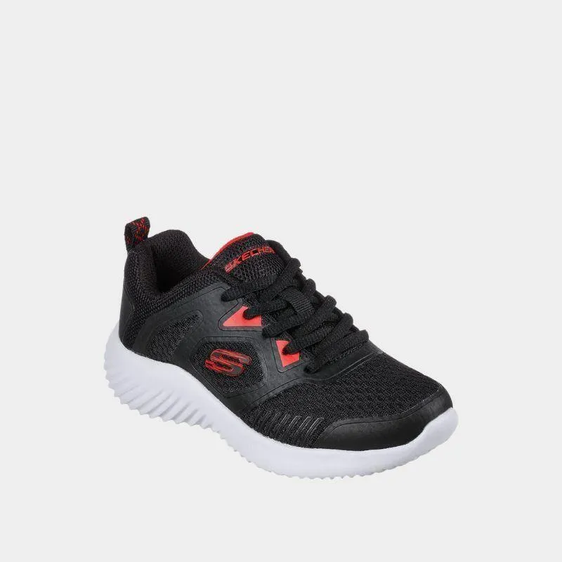 SKECHERS Bounder Shoe - Rozburg - Black/Red - Kids