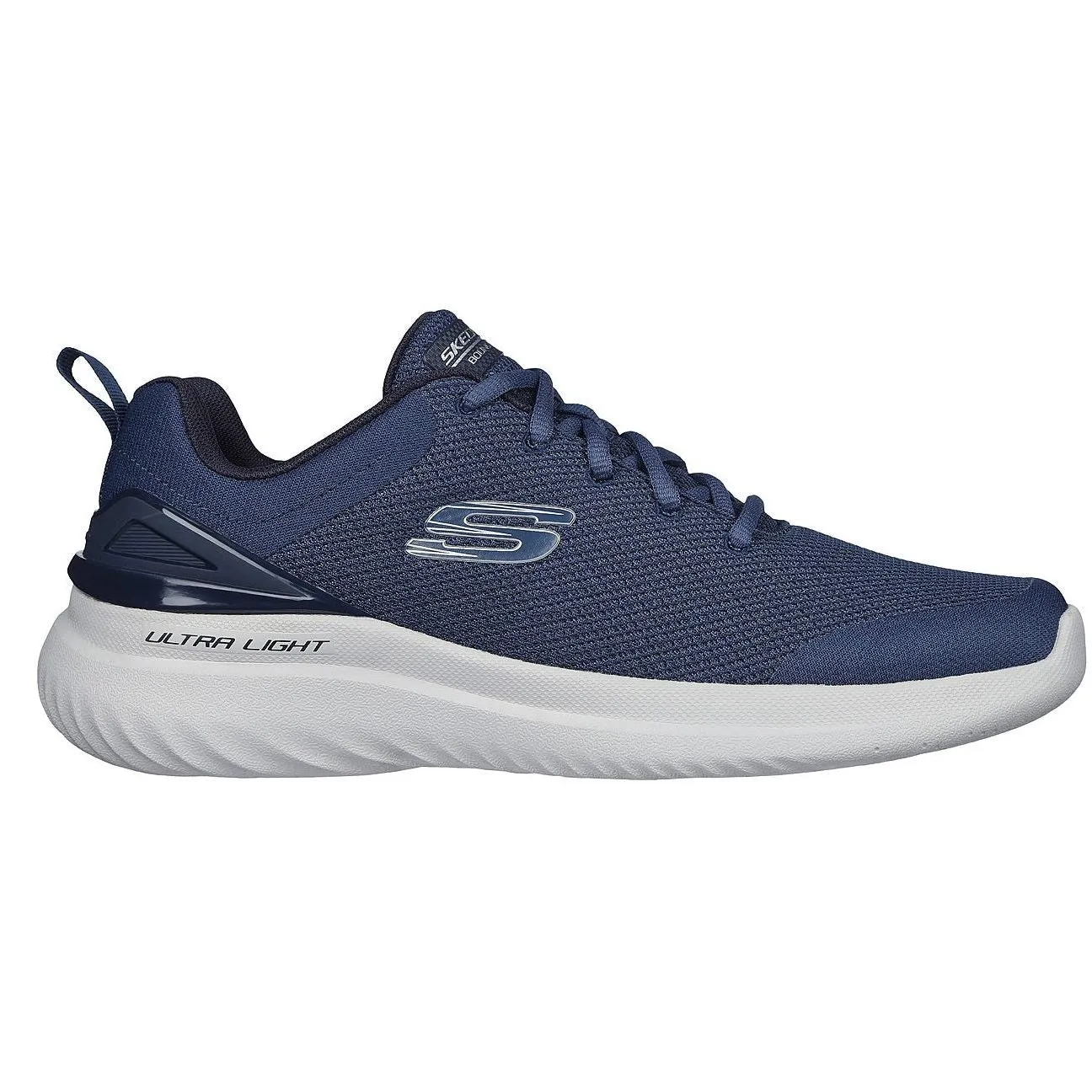 Skechers Men's Bounder 2.0 Nasher Shoes - Navy / White