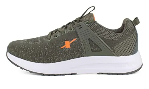 Sparx Mens  Olivegreennavyorg Running Shoe