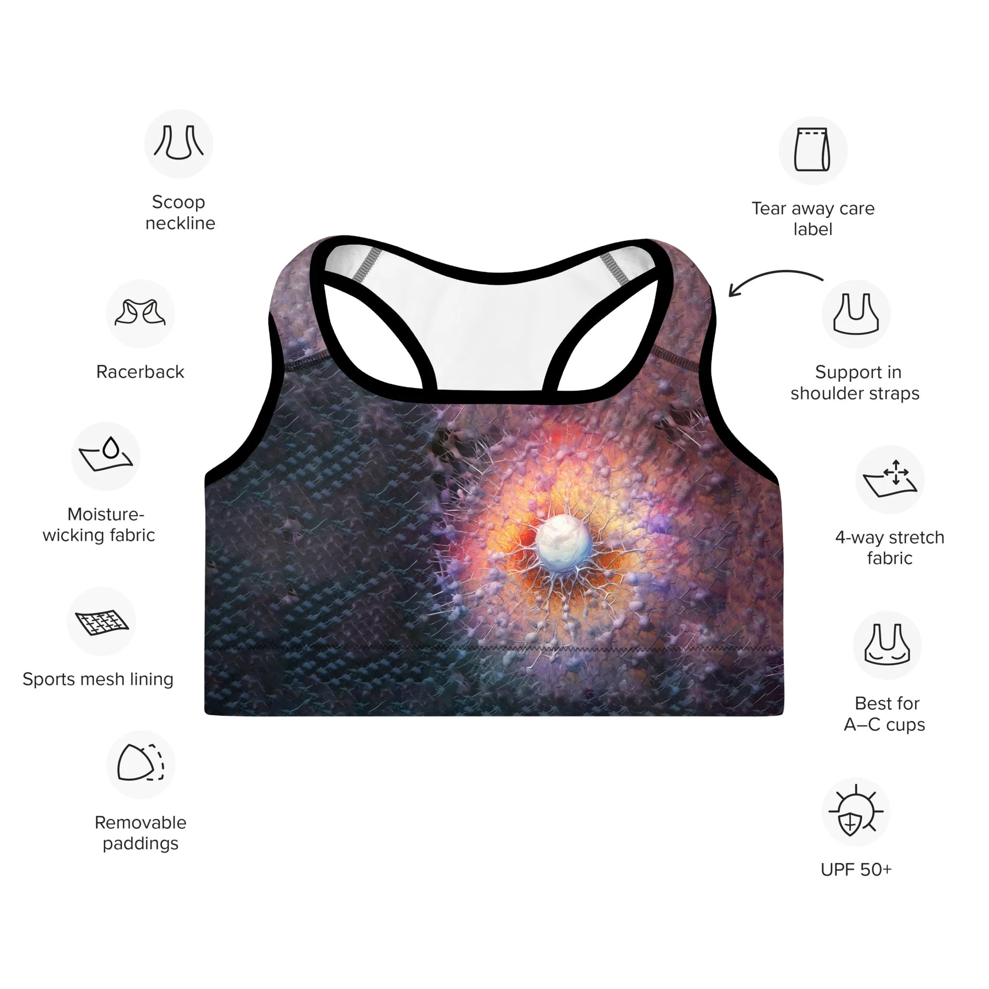 Sports Bra Cellular Queen