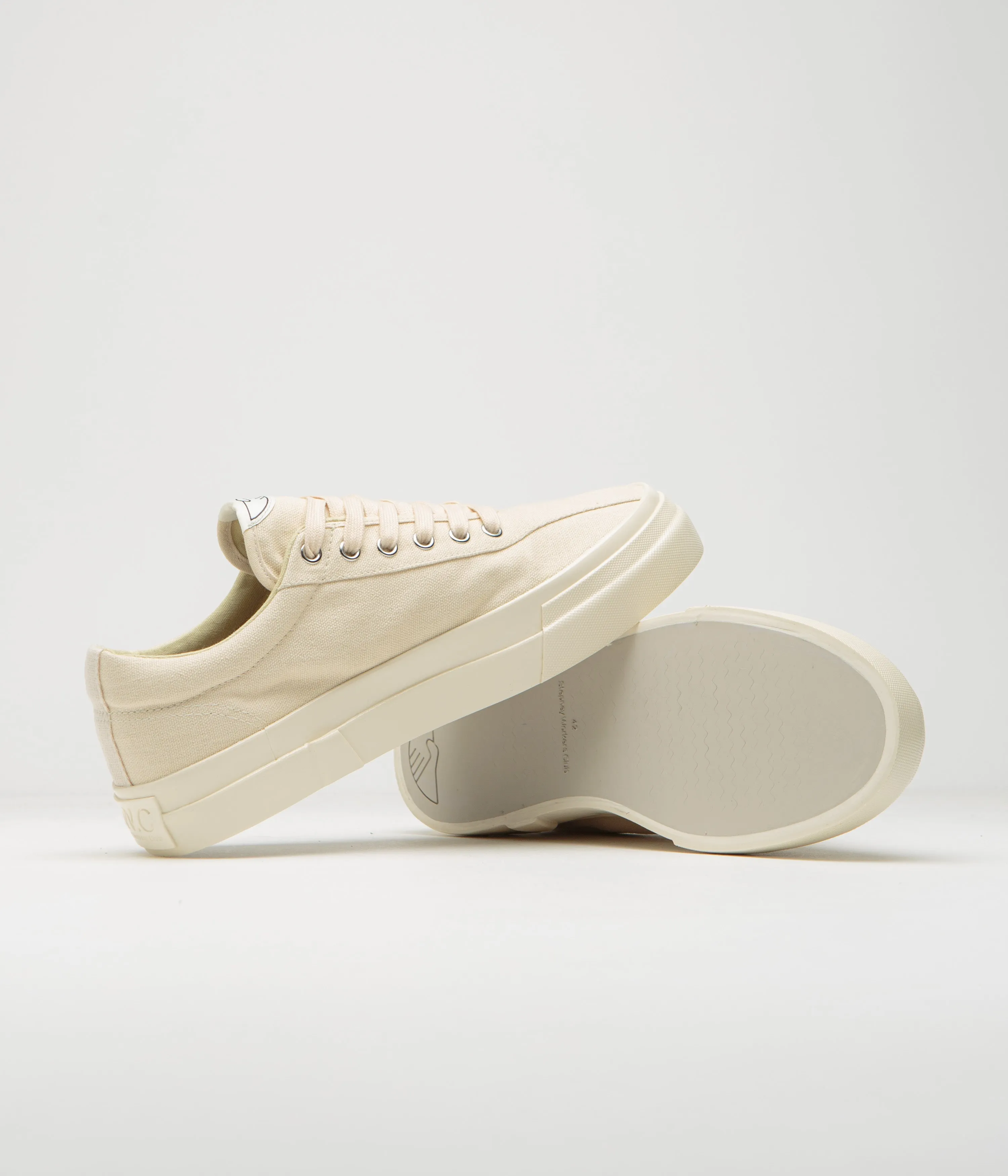 Stepney Workers Club Dellow Canvas Shoes - Raw Ecru