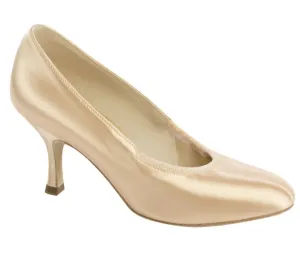 Supadance, 1008, Flesh Satin, 2.5” Contour Heel