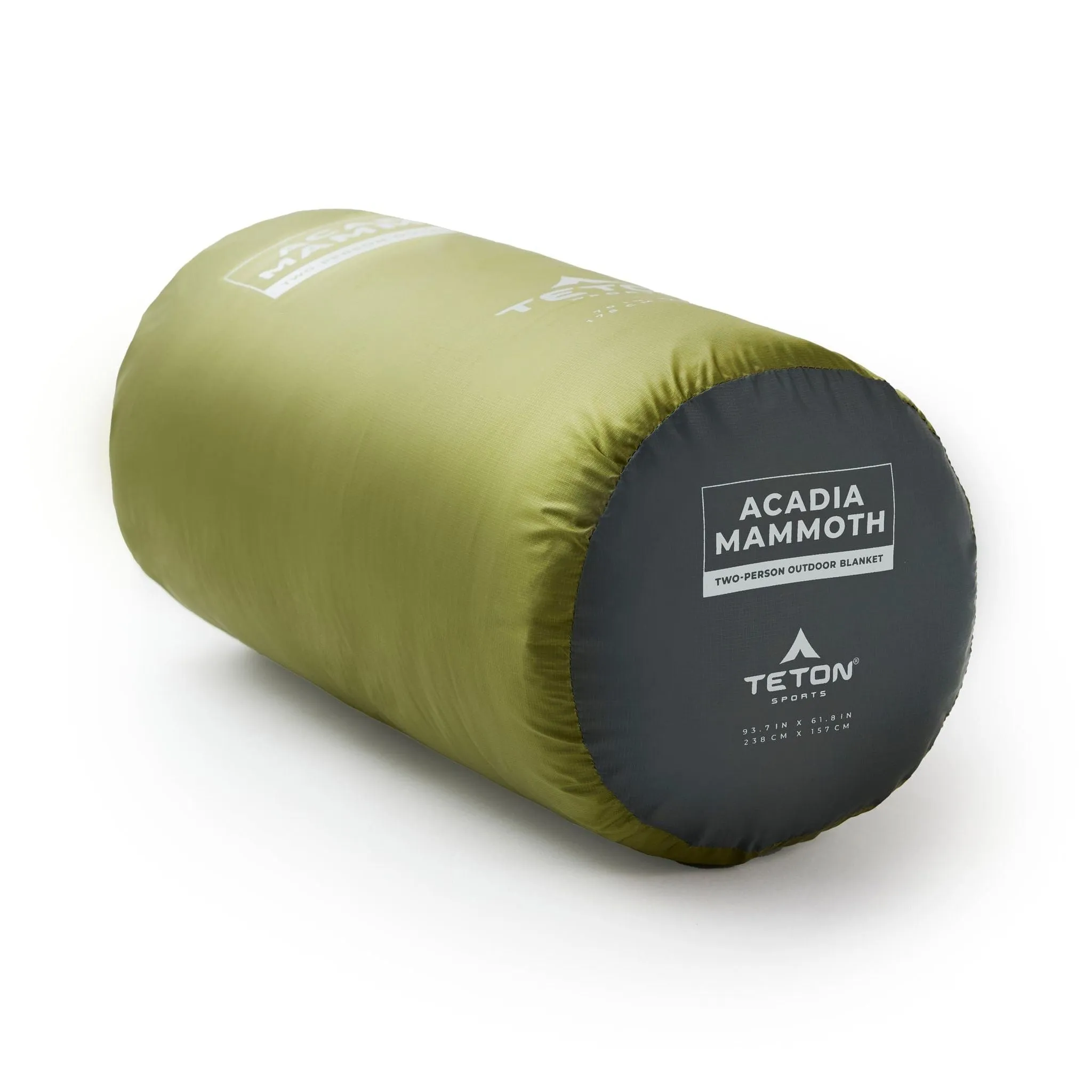 Teton Sports Acadia Mammoth Outdoor Camp Blanket in Moss/Slate