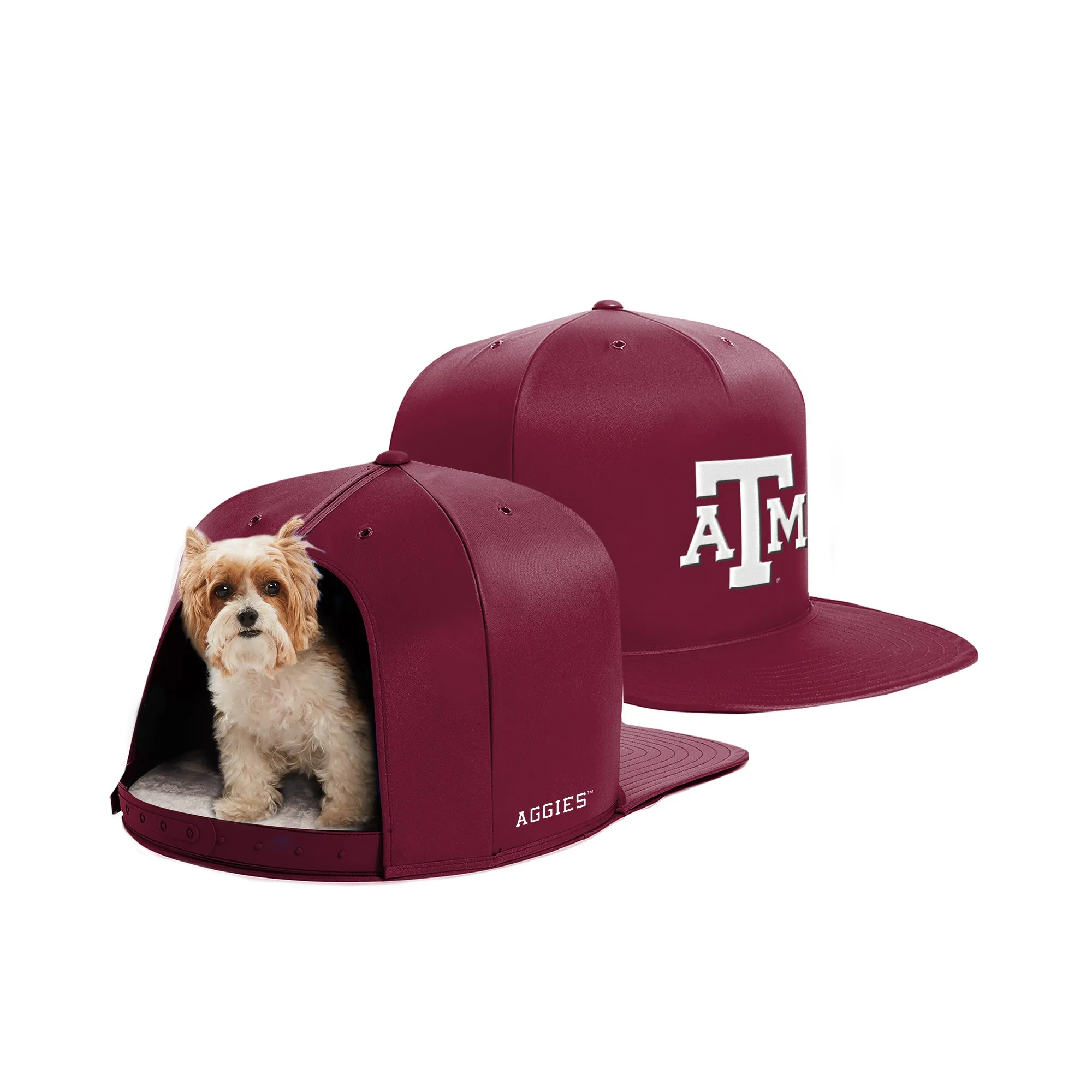 TEXAS A&M NAP CAP PREMIUM DOG BED