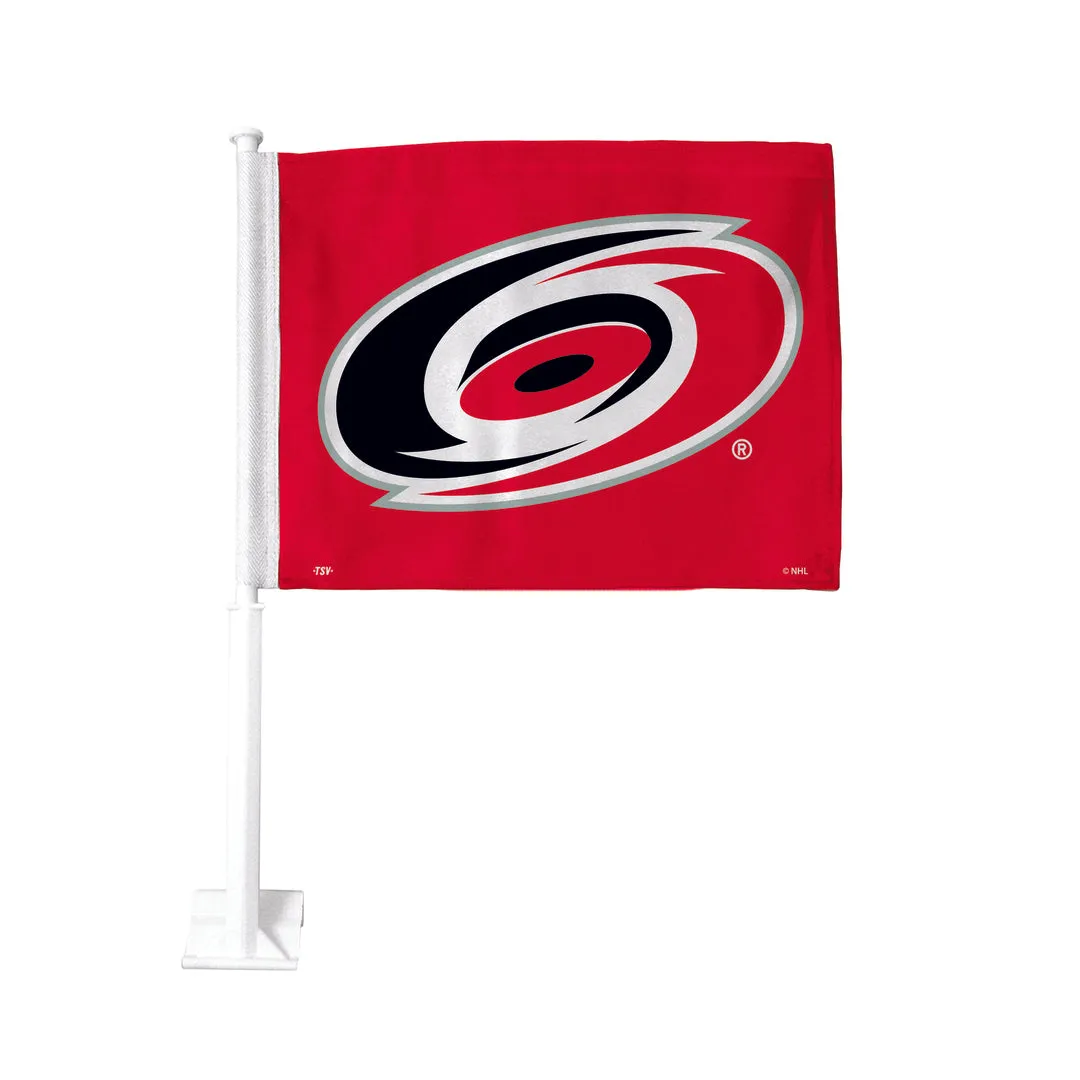 The Sports Vault NHL Carolina Hurricanes 2-Sided Car Flag