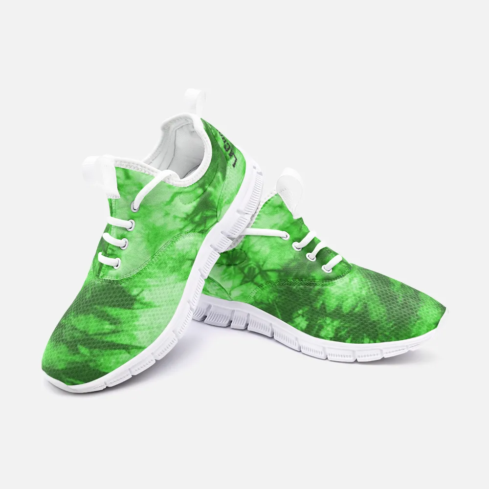 TIE DYE GREEN Unisex Lightweight Sneaker City Runner