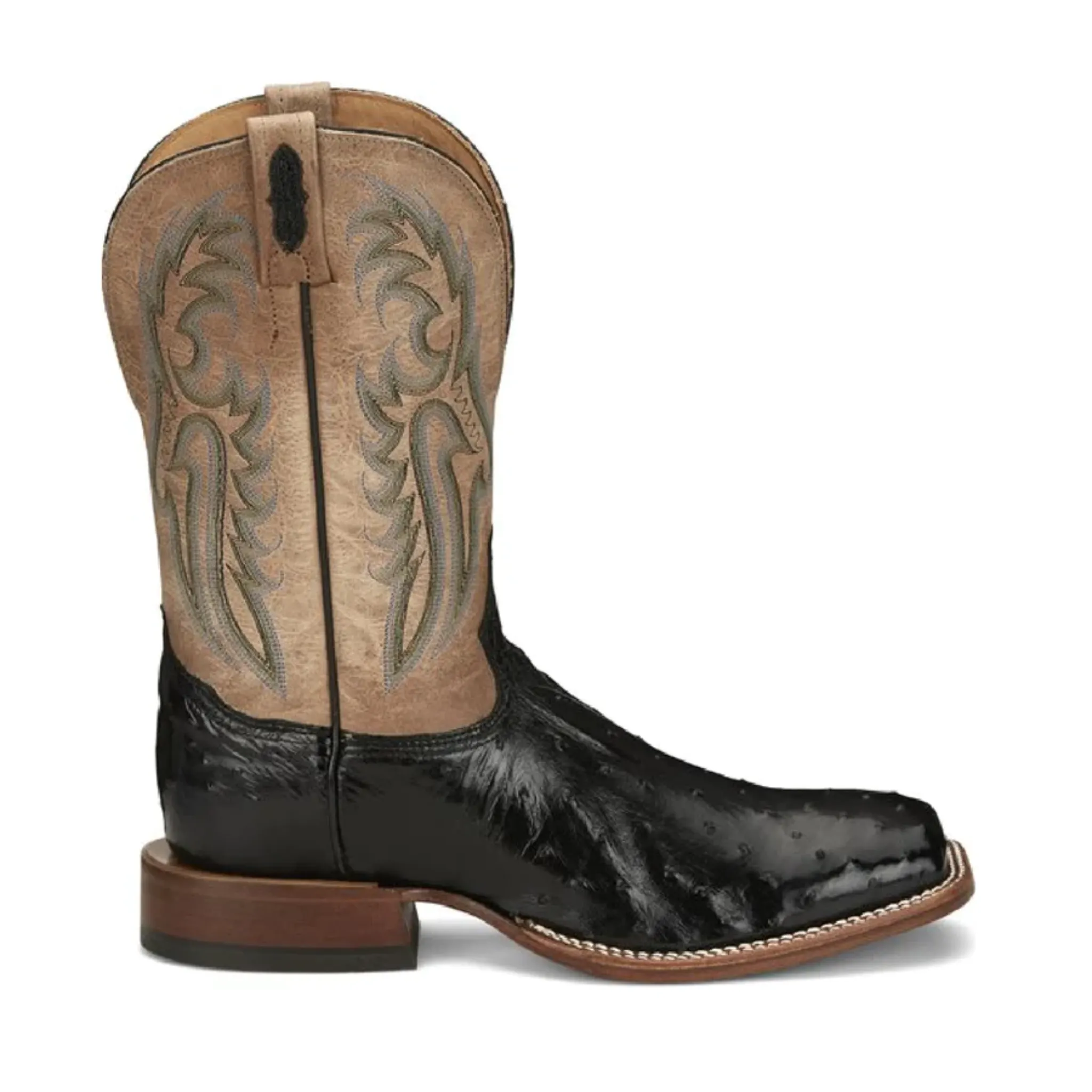 TONY LAMA MEN'S CASTILLO FULL QUILL OSTRICH WESTERN BOOTS - EP6094