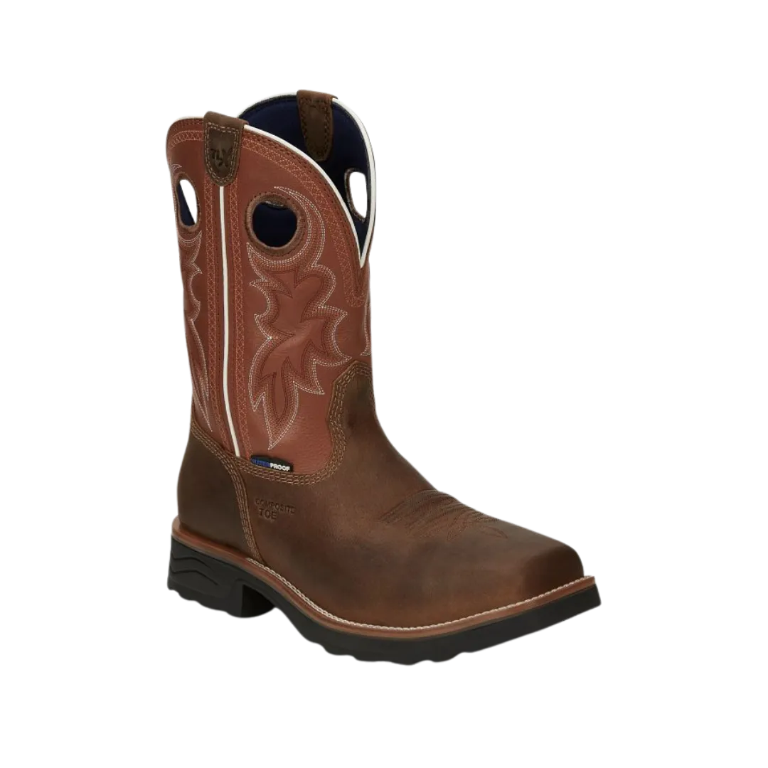 Tony Lama Men's Fireball Tlx Tan Western Work Boots