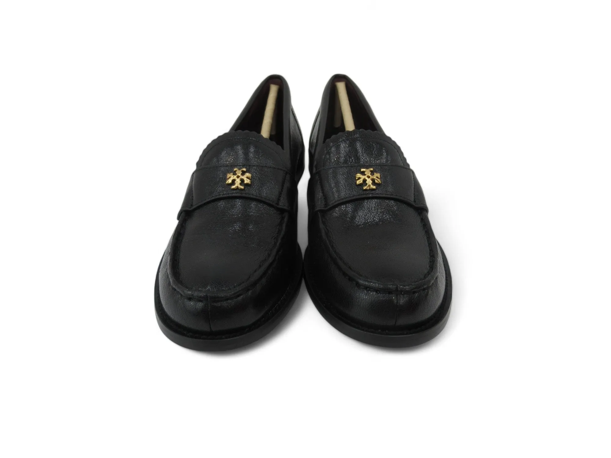 Tory Burch UK 4.5 Black Leather Loafer Shoes Womenswear | Preloved