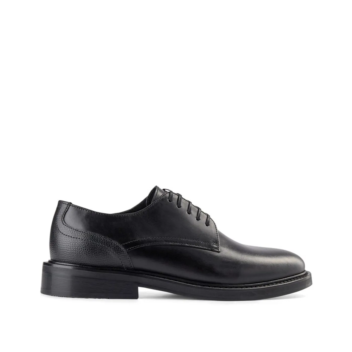 Trent Leather Derby - BLACK