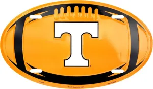 University of Tennessee Embossed Metal Oval License Plate