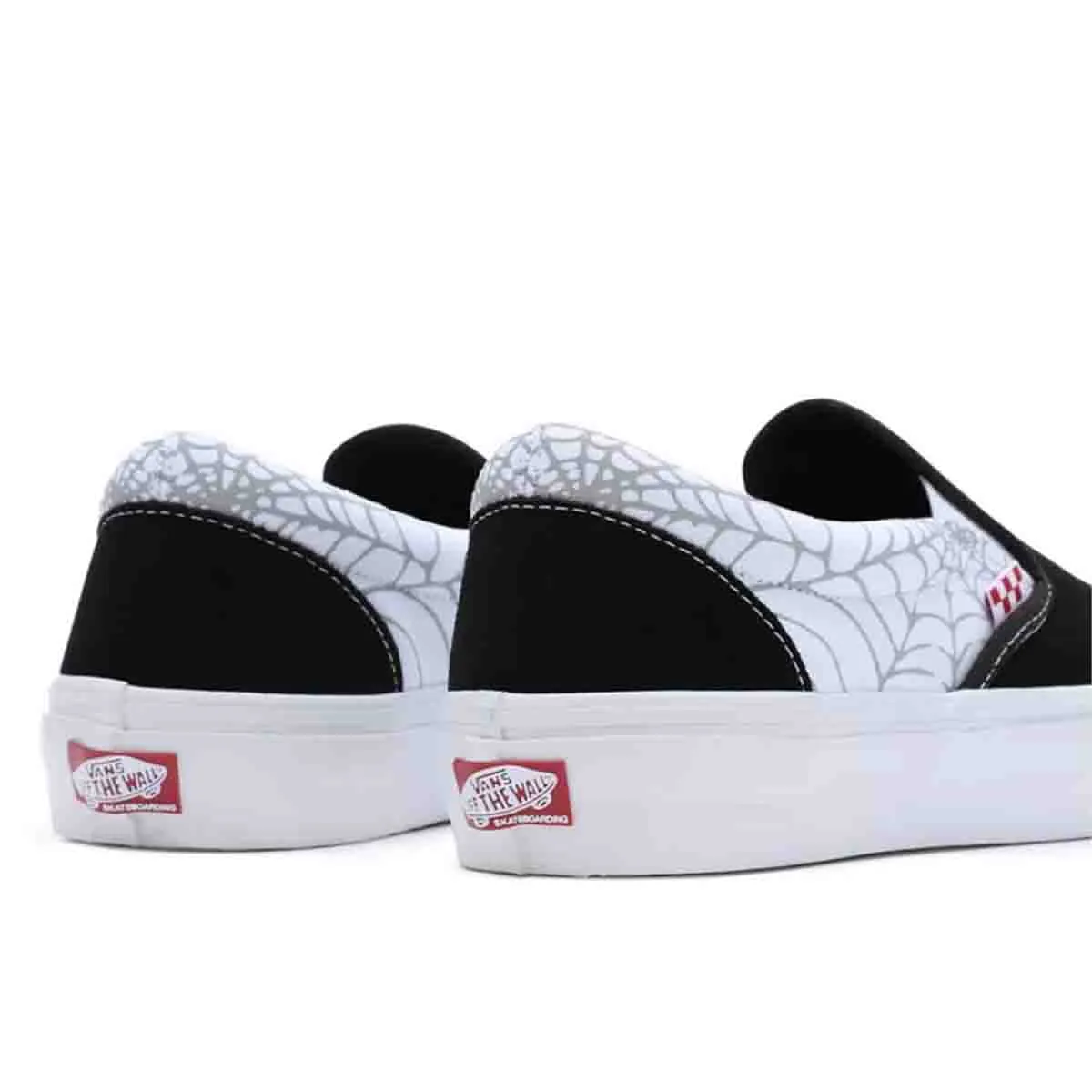 Vans - Black Widow Spider Skate Slip On Shoes Black/Red/White