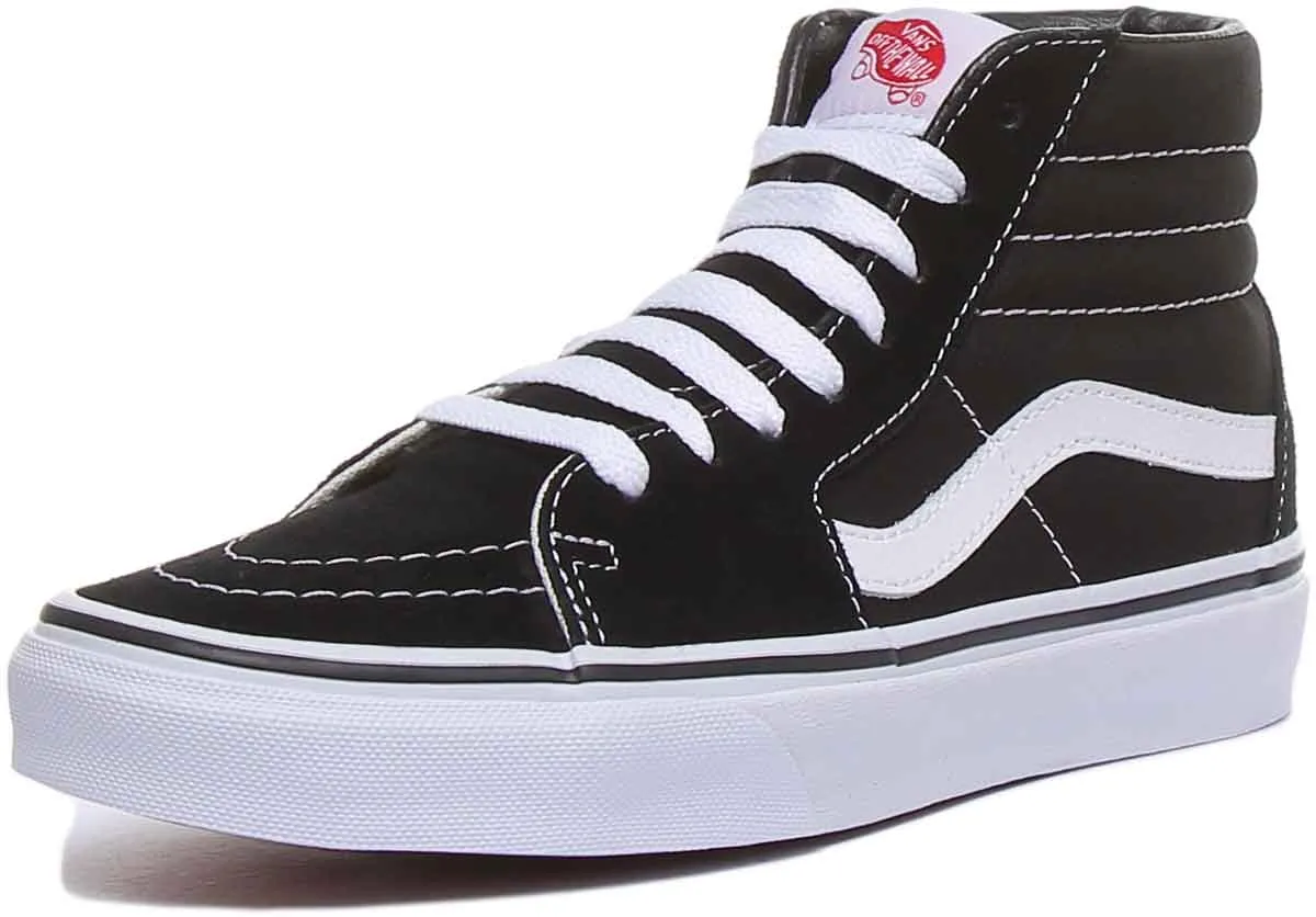 Vans Classic Sk8-Hi In Black White For Women