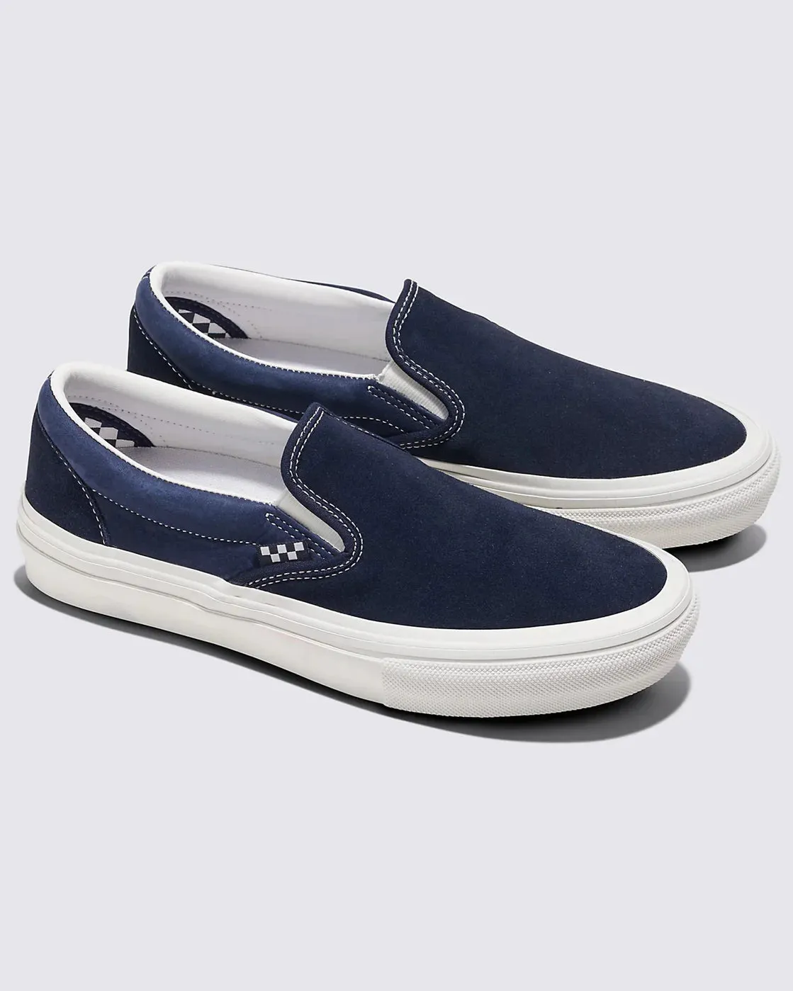 Vans Skate Slip-On Wrapped Shoe-Deep Navy/Vintage White