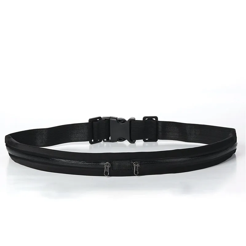 Waist Pack Double Pocket Waterproof Phone Belt