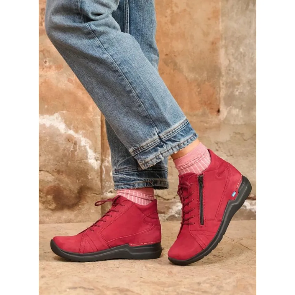 Wolky Why Oxblood Antique Nubuck Boot (Women's)