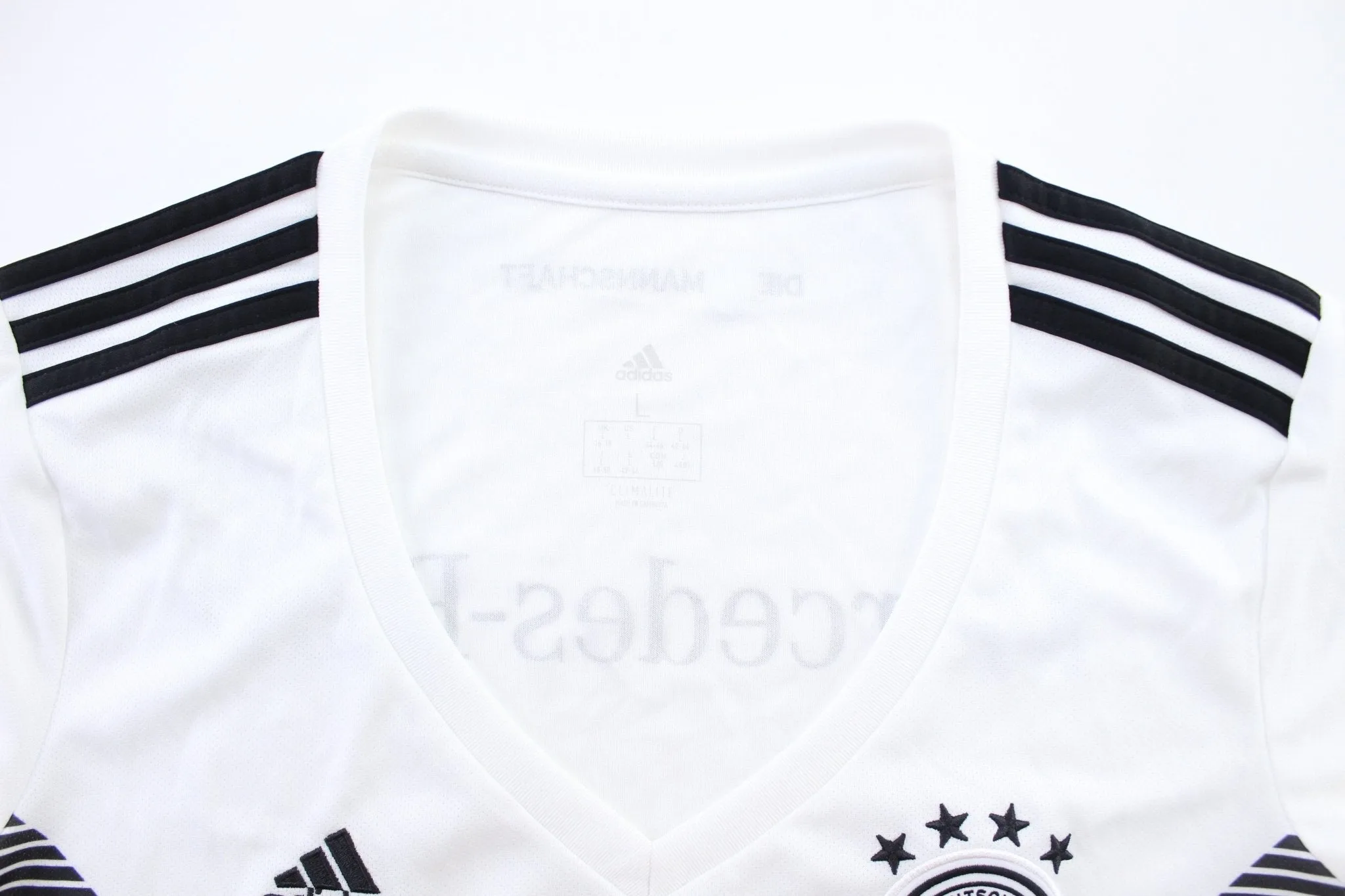 Women's Adidas Embroidered Logo Germany Soccer Jersey