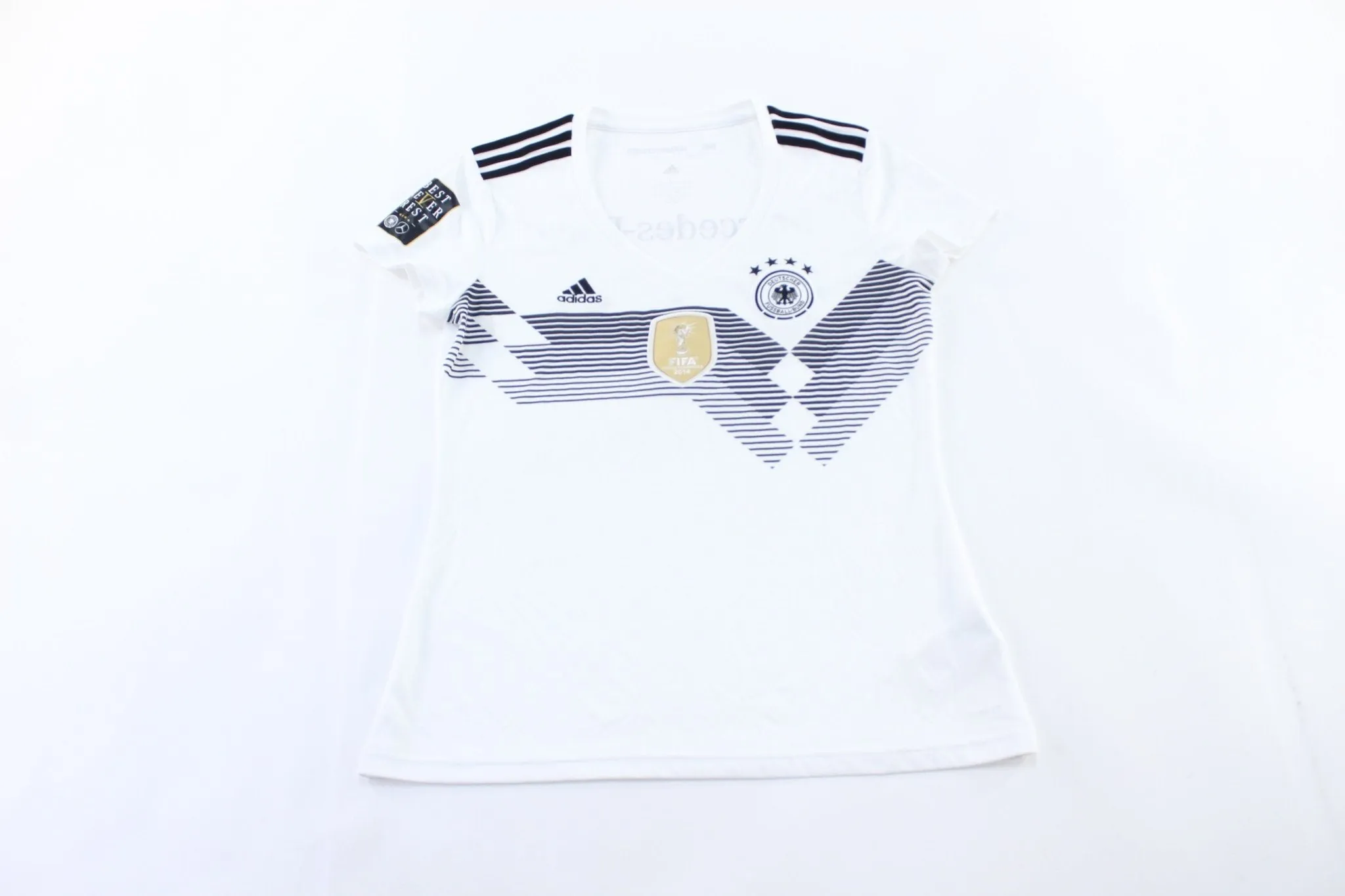 Women's Adidas Embroidered Logo Germany Soccer Jersey